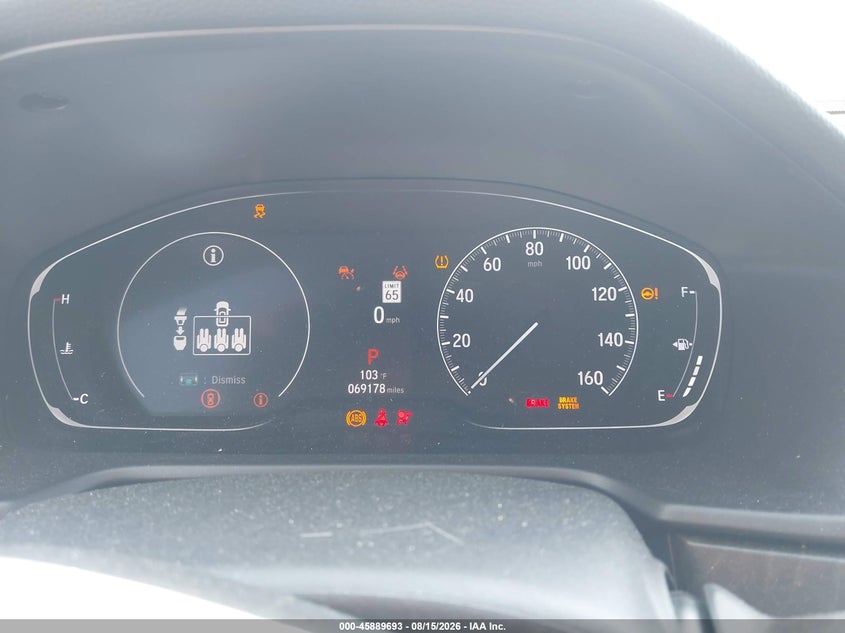 2021 HONDA ACCORD auction photo 7