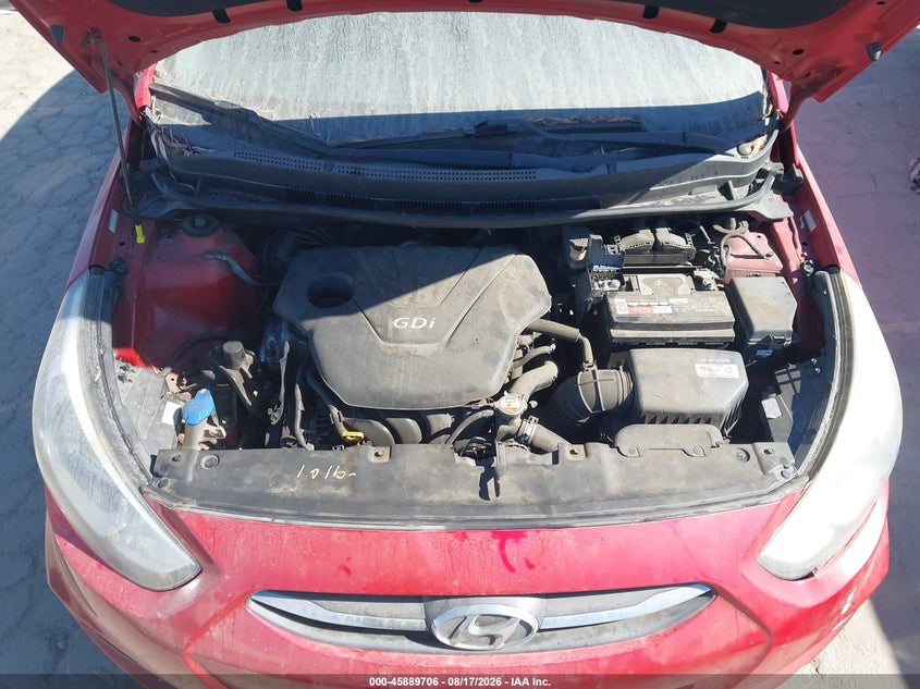 2015 HYUNDAI ACCENT SEDAN 1.6L I-4 DI, DOHC, VVT, 138HP