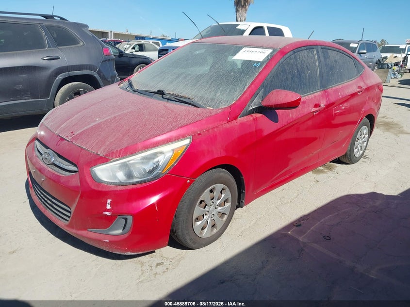 2015 HYUNDAI ACCENT SEDAN 1.6L I-4 DI, DOHC, VVT, 138HP