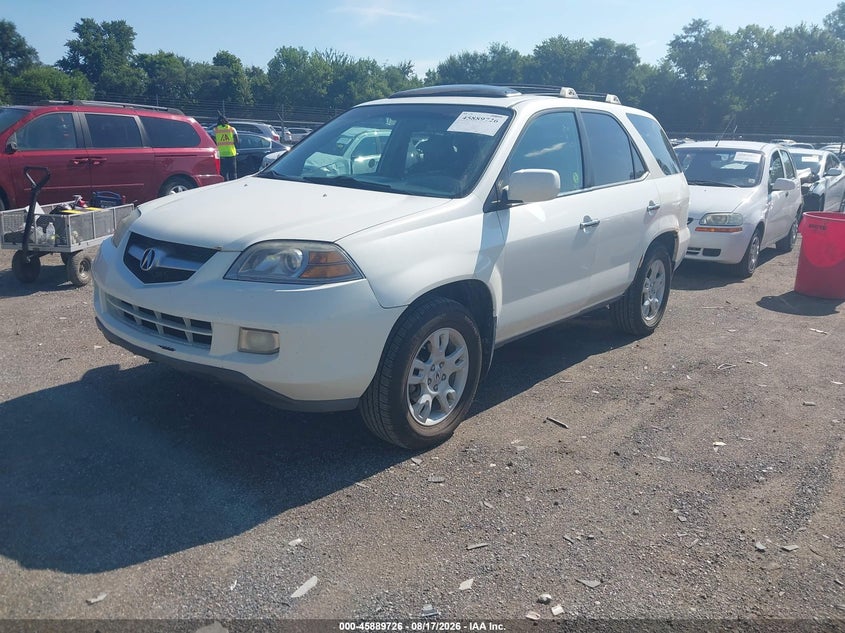 2006 Acura MDX, Звичайний знос, IAAI, VIN 2HNYD18986H537407 — фото 2