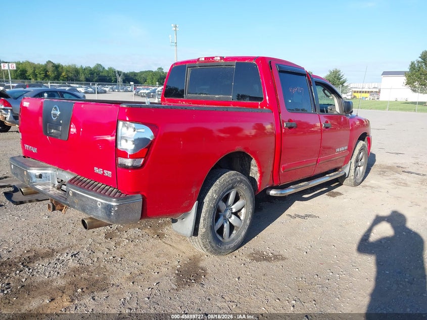 Vin: 1n6aa0ec6an311812, lot: 46388761, nissan titan se 20104