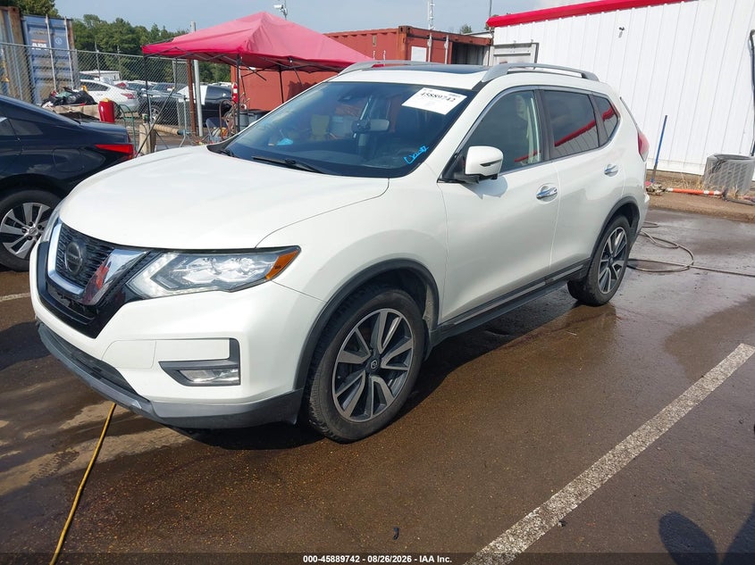 2019 Nissan Rogue Sl, Левый зад, IAAI, VIN 5N1AT2MV0KC743140 — фото 2