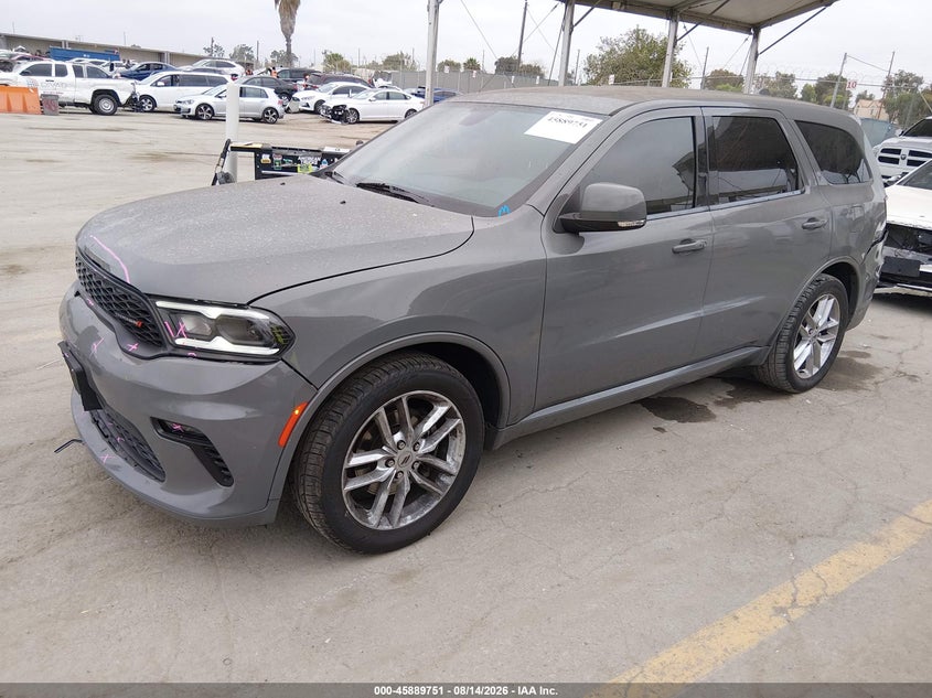 Vin: 1c4rdhdgxmc636429, lot: 46388785, dodge durango gt plus rwd 20212