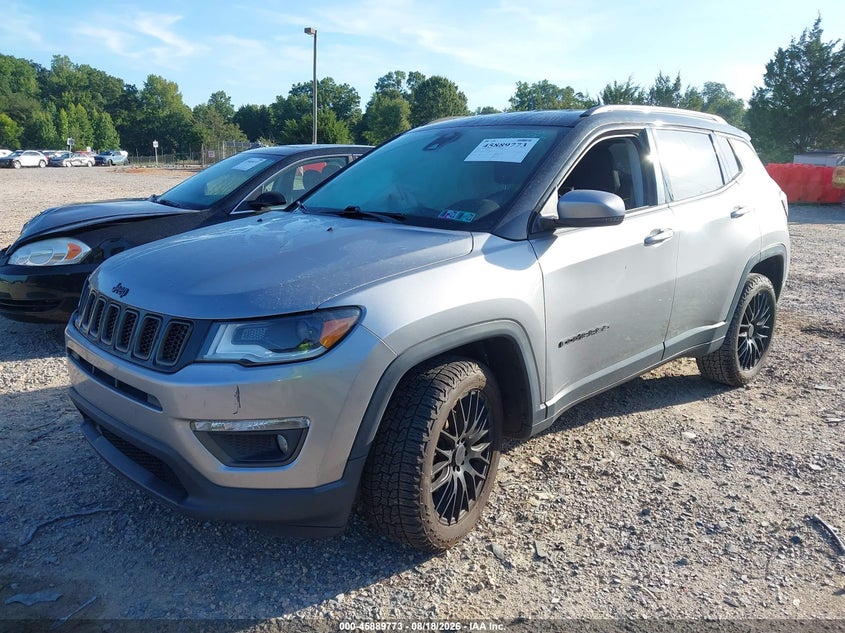 2019 Jeep Compass, Right Side, IAAI, VIN 3C4NJDCB4KT659714 — photo 2
