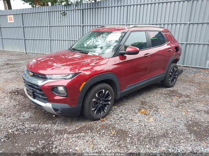 2022 Chevrolet TrailBlazer, Rear, IAAI, VIN KL79MPSL2NB063878 — photo 2
