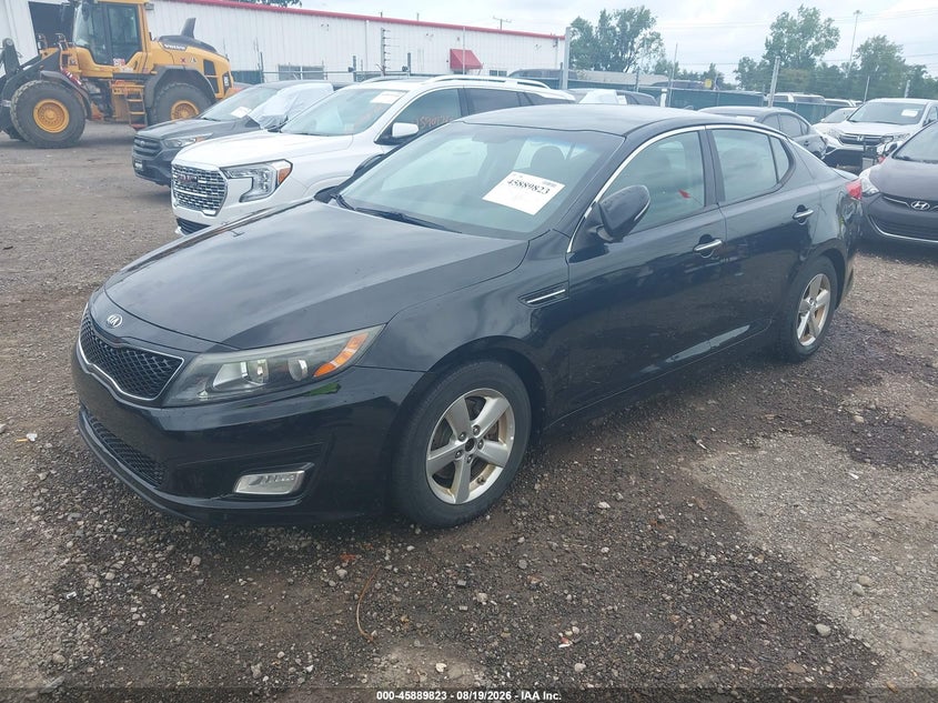 2015 Kia Optima, Flood, IAAI, VIN 5XXGM4A77FG491762 — photo 2
