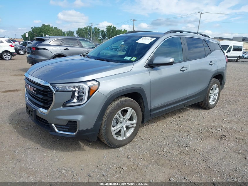 2023 GMC Terrain, Rear, IAAI, VIN 3GKALTEG3PL178795 — photo 2