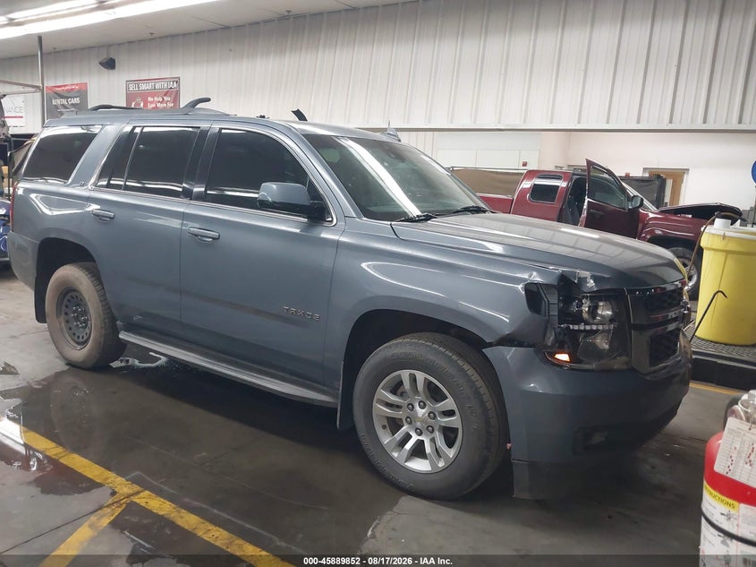 2015 Chevrolet Tahoe Lt, Перёд, IAAI, VIN 1GNSKBKC2FR636789