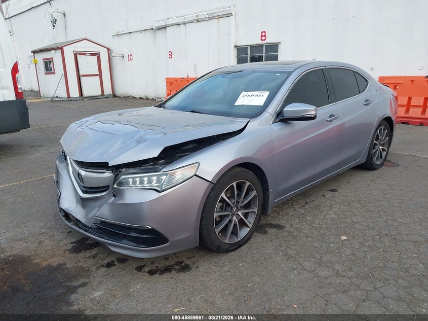 2015 Acura TLX, Front End, IAAI, VIN 19UUB2F54FA008696 — photo 2