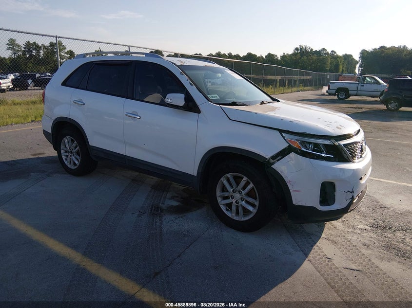 Vin: 5xykt3a65eg549327, lot: 46388930, kia sorento lx 2014 img_1