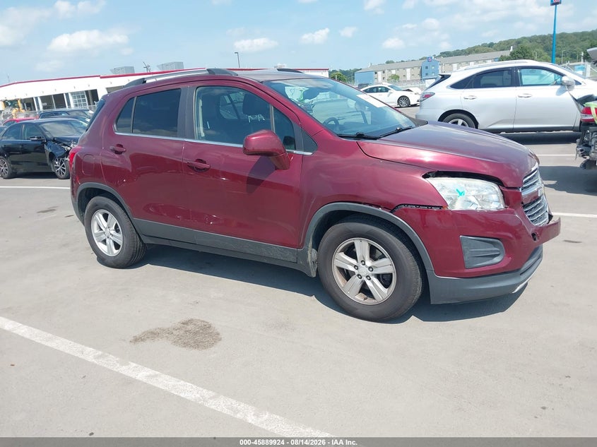 Vin: 3gncjlsb1gl245422, lot: 46388958, chevrolet trax lt 20161