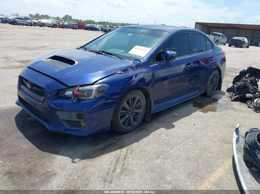 2017 Subaru WRX, Повреждение двигателя, IAAI, VIN JF1VA1B63H9820001 — фото 2