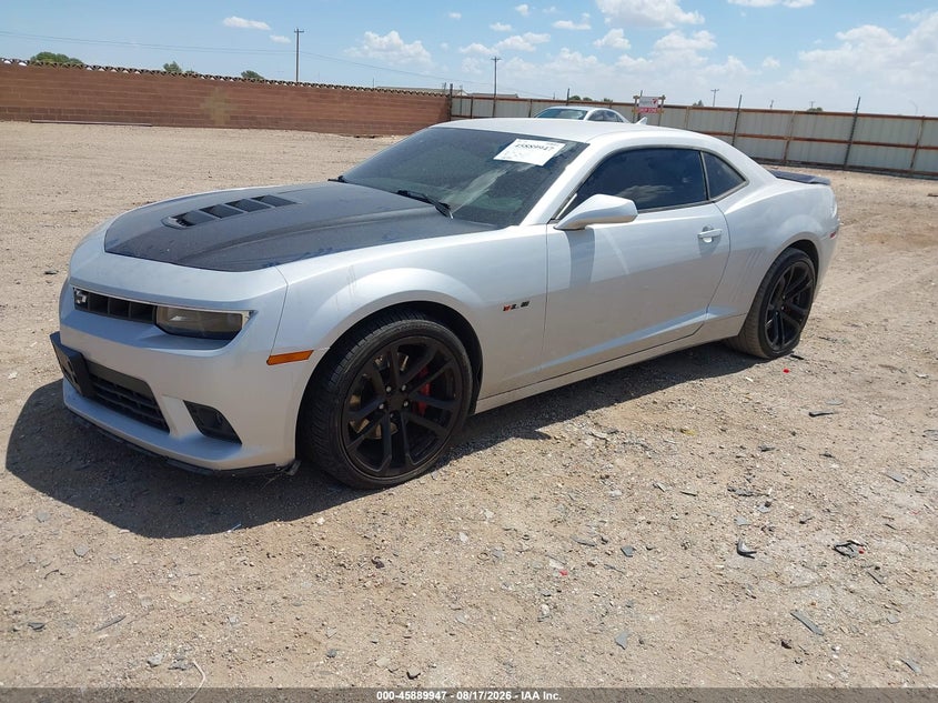 2015 Chevrolet Camaro, Затоплення, IAAI, VIN 2G1FG1EW9F9306999 — фото 2
