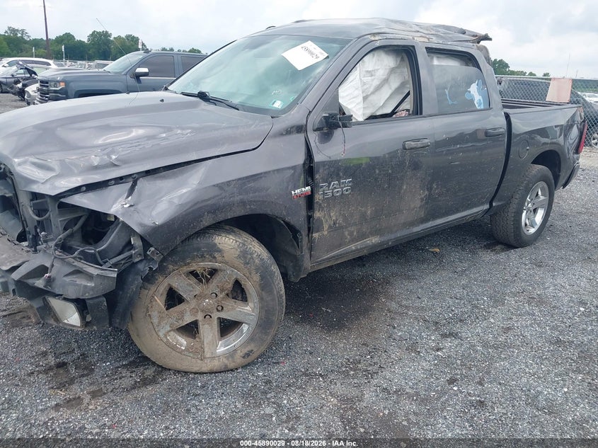 2017 RAM 1500, Rollover, IAAI, VIN 1C6RR7KT6HS728281 — photo 2