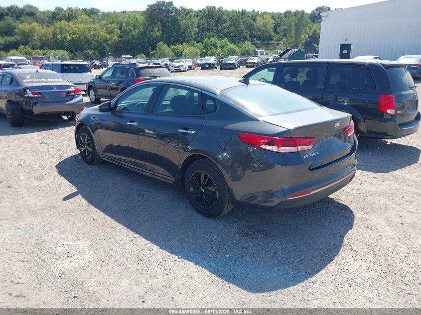 Vin: 5xxgt4l37hg167341, lot: 46389089, kia optima lx 20173