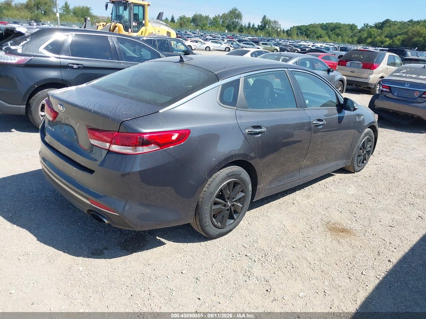 Vin: 5xxgt4l37hg167341, lot: 46389089, kia optima lx 20174