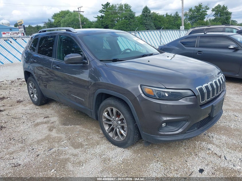 2019 Jeep Cherokee Latitude Plus Fwd, Удар ззаду, IAAI, VIN 1C4PJLLX5KD429233