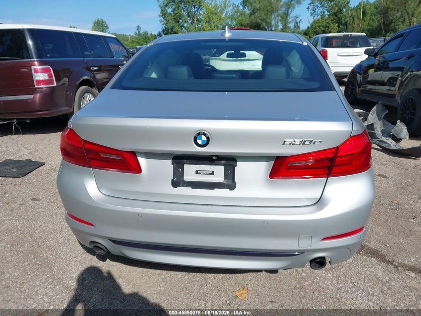 BMW 530E 2019 VIN WBAJB1C54KB376541