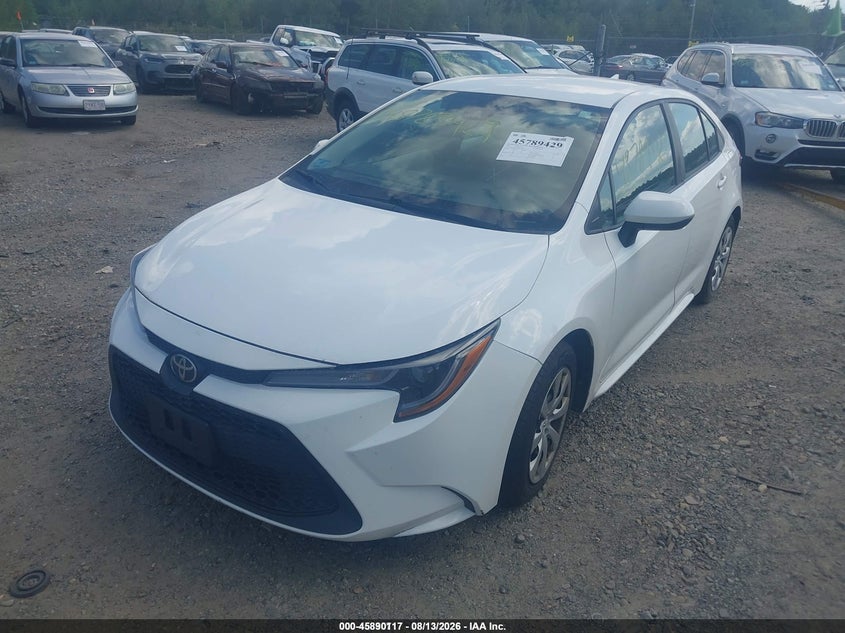 2021 Toyota Corolla, Right Front, IAAI, VIN 5YFEPMAE9MP243109 — photo 2