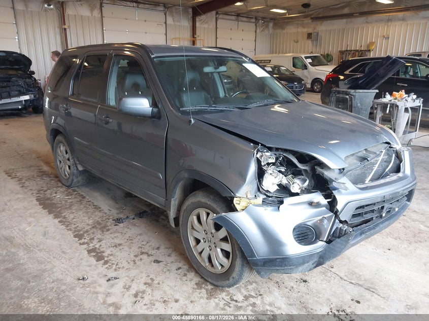 2005 Honda Cr-V Se, Front, IAAI, VIN JHLRD78935C008870