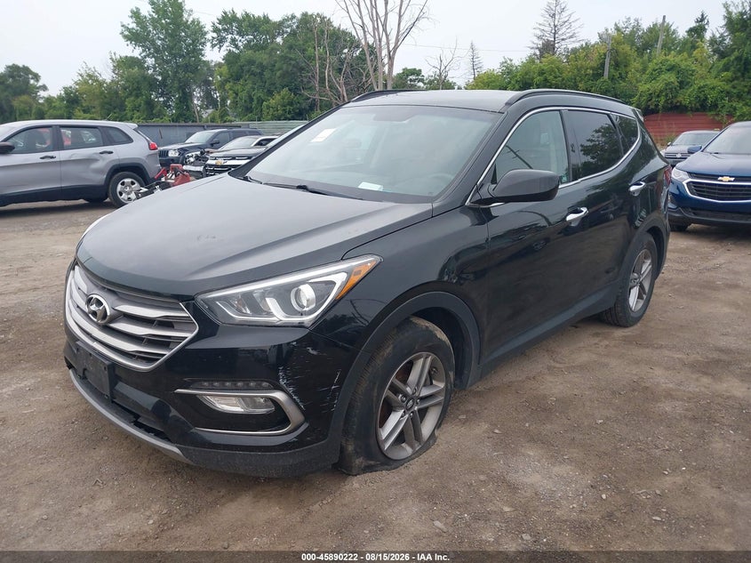 Vin: 5xyzudlb1hg445837, lot: 46389256, hyundai santa fe sport 2.4l 20172