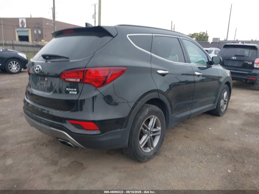 Vin: 5xyzudlb1hg445837, lot: 46389256, hyundai santa fe sport 2.4l 20174