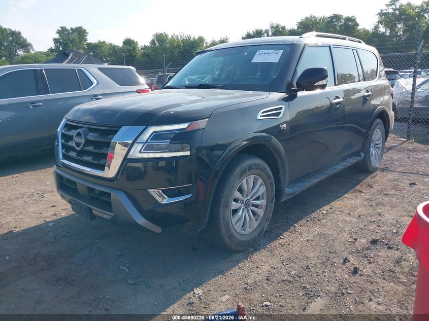 2022 Nissan Armada, Град, IAAI, VIN JN8AY2AD9N9675587 — фото 2