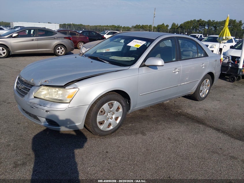 2010 Hyundai Sonata Gls, Normal Wear & Tear, IAAI, VIN 5NPET4ACXAH618816 — photo 2