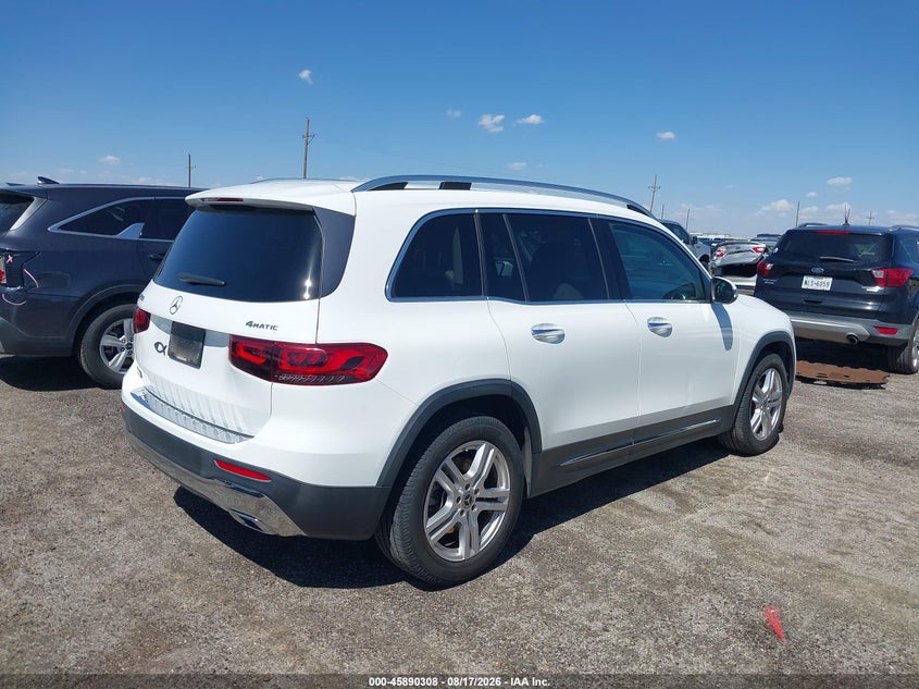 Vin: w1n4m4hbxlw025355, lot: 46389342, mercedes-benz glb 250 4matic 20204