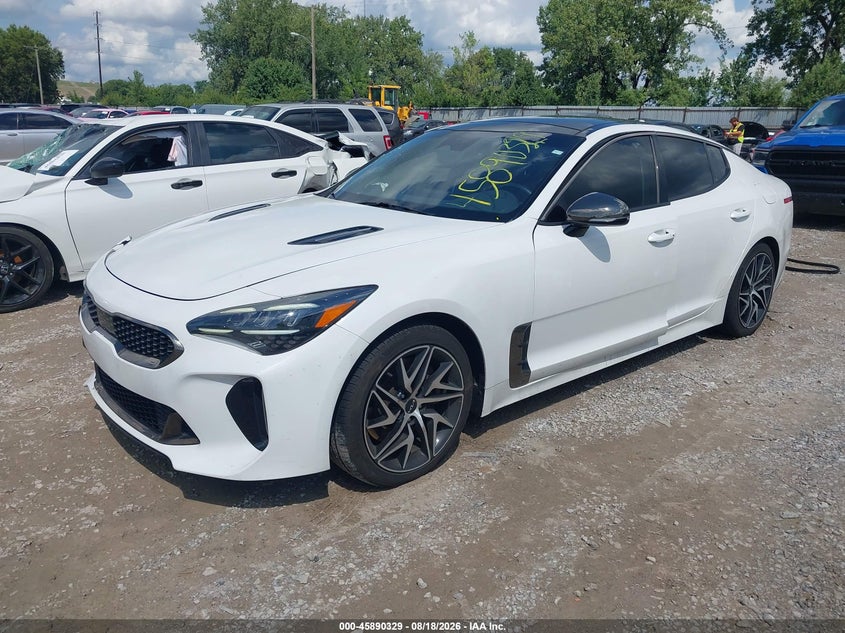 Vin: knae35ld1p6125151, lot: 46389363, kia stinger gt-line 20232