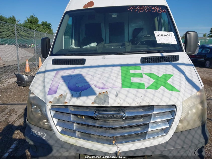 FREIGHTLINER SPRINTER 2500 2014 VIN WDYPE8DC1E5876500