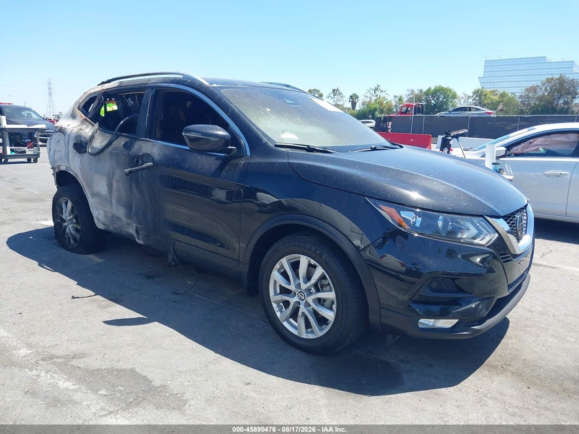 Vin: jn1bj1bv5nw347058, lot: 46389511, nissan rogue sport sv fwd xtronic cvt 20221