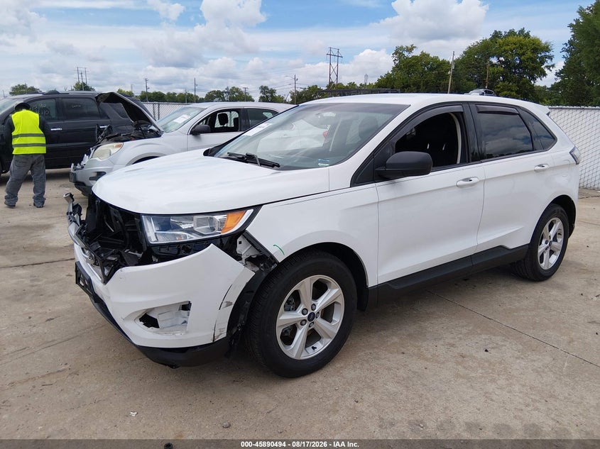 Vin: 2fmtk3g93fbc33533, lot: 46389528, ford edge se 20152