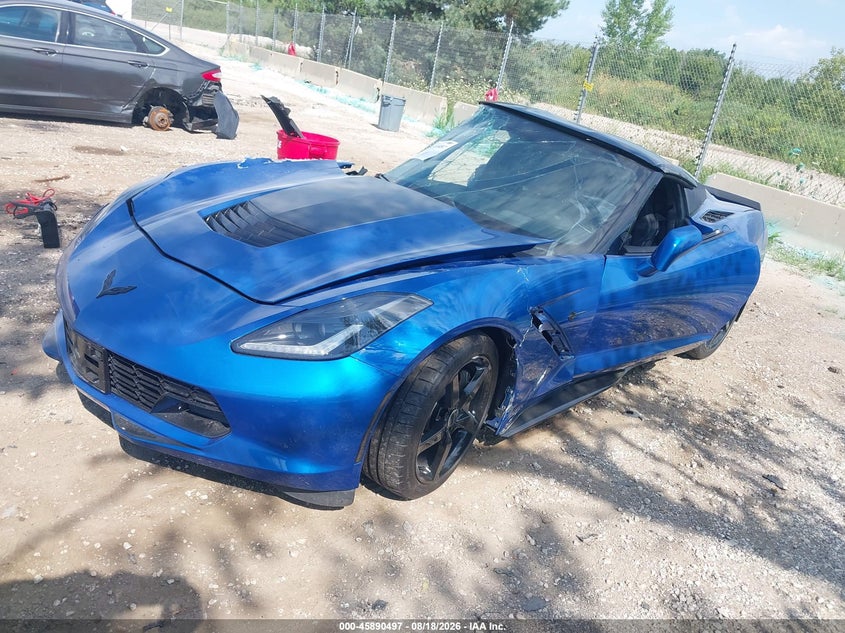 2014 Chevrolet Corvette, All Over, IAAI, VIN 1G1YC2D75E5110526 — photo 2