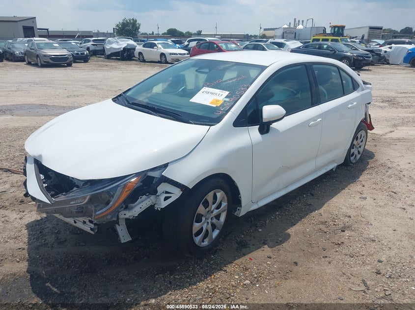 2025 Toyota Corolla, Front & Rear, IAAI, VIN 5YFB4MDE7SP321195 — photo 2