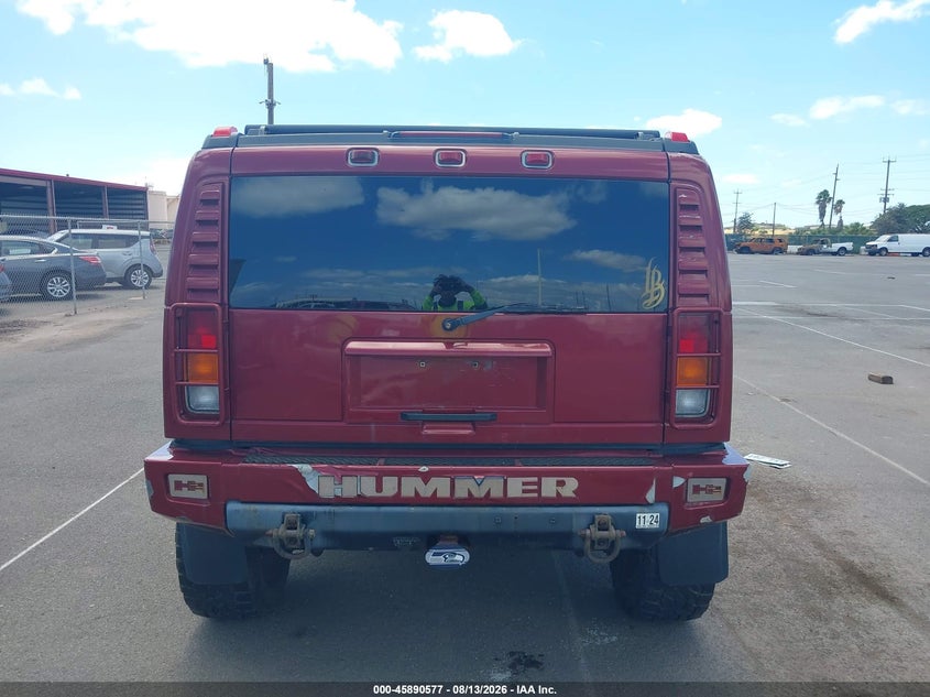 HUMMER H2 2003 VIN 5GRGN23U03H111825