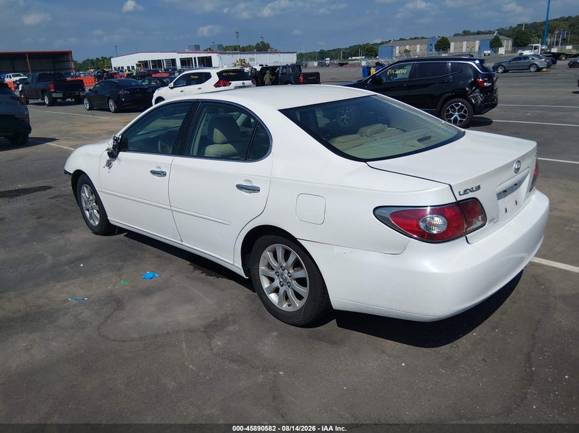 LEXUS ES 300 2003 VIN JTHBF30G630096600