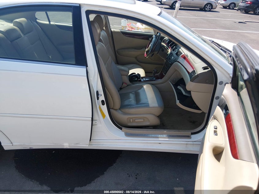 LEXUS ES 300 2003 VIN JTHBF30G630096600