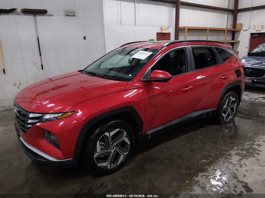 2023 Hyundai Tucson, Left Rear, IAAI, VIN 5NMJFCAE7PH221006 — photo 2