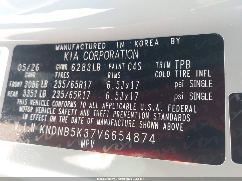 2027 KIA CARNIVAL VAN N/A