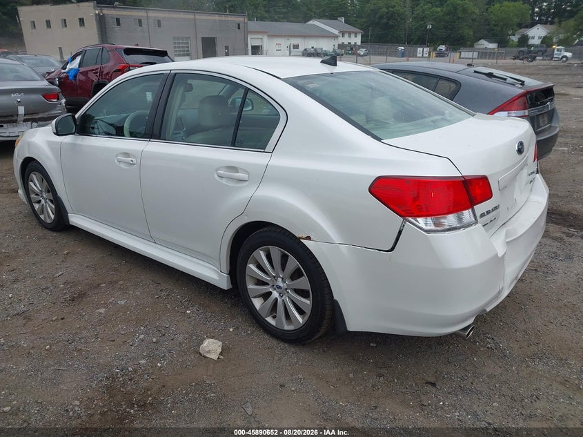 2012 SUBARU LEGACY SEDAN 3.6L H-6 DOHC, VVT, 256HP