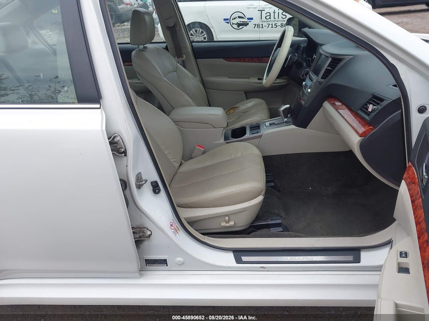 2012 SUBARU LEGACY SEDAN 3.6L H-6 DOHC, VVT, 256HP