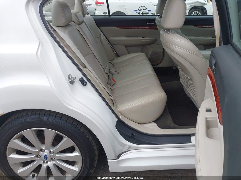2012 SUBARU LEGACY SEDAN 3.6L H-6 DOHC, VVT, 256HP