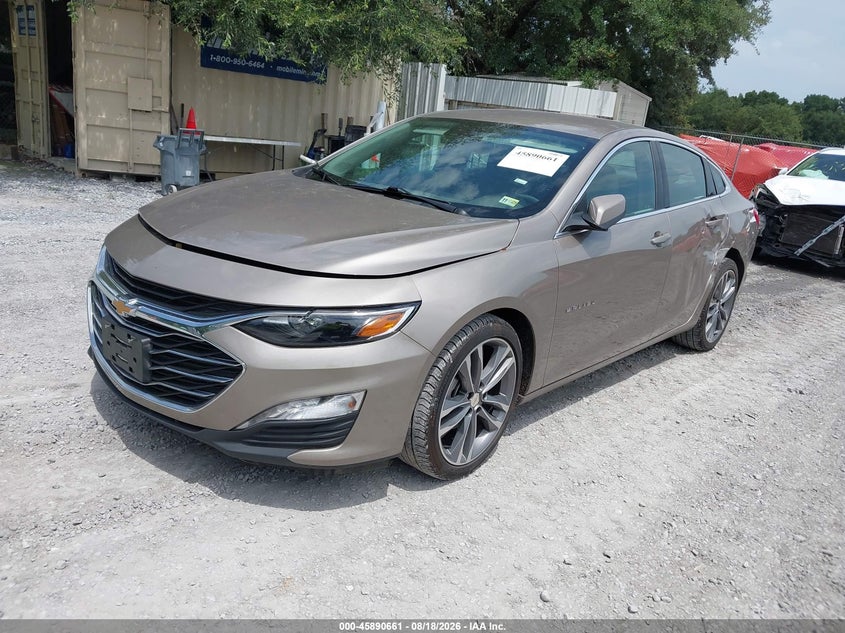2025 Chevrolet Malibu Fwd 1Lt, Левый бок, IAAI, VIN 1G1ZD5ST5SF150890 — фото 2