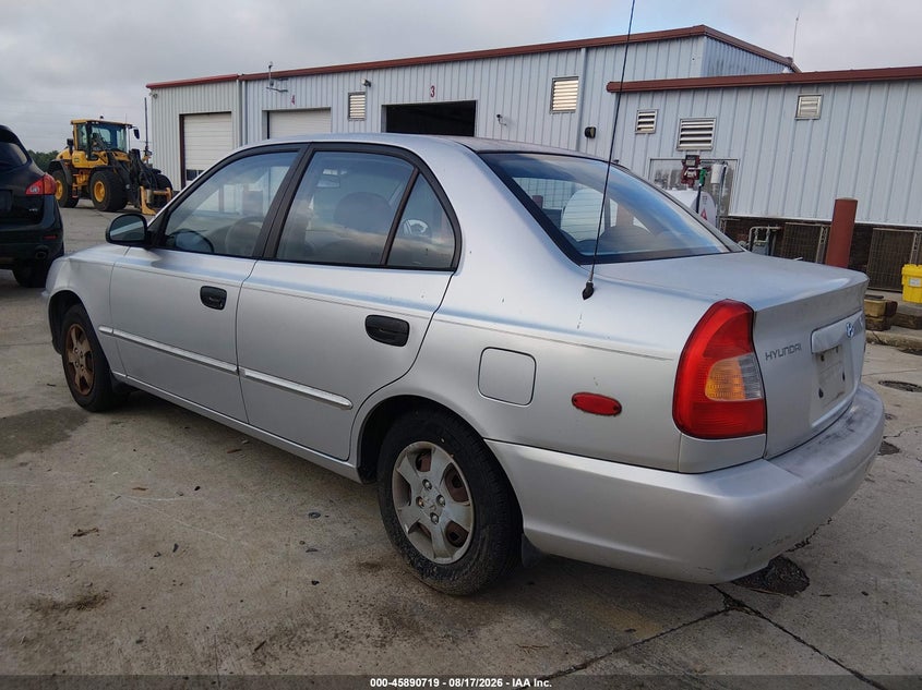 2002 HYUNDAI ACCENT auction photo 3