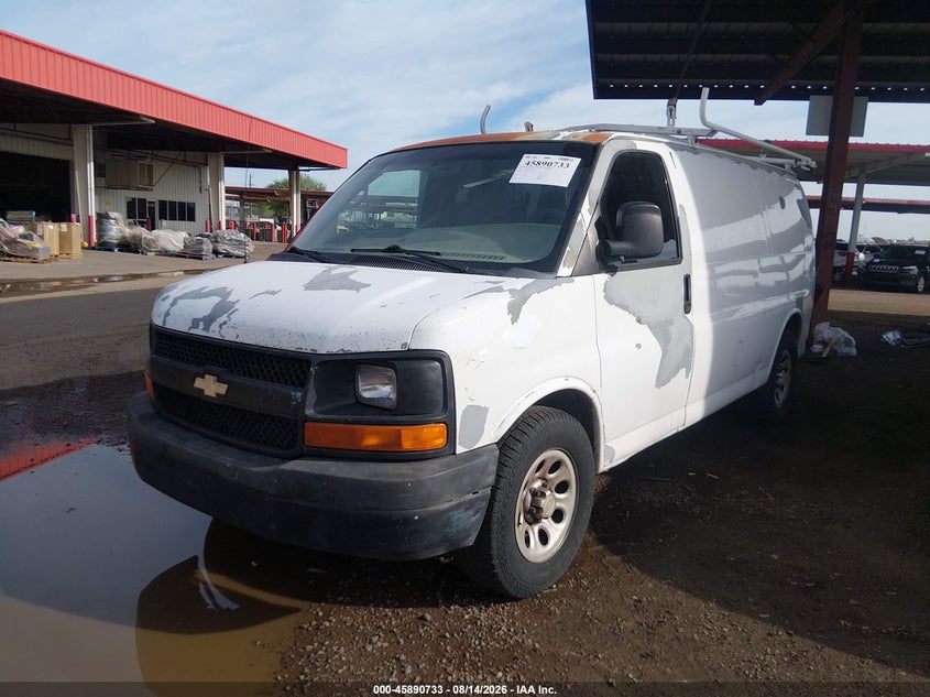 Vin: 1gcsgafx9b1173950, lot: 46389767, chevrolet express 1500 work van 20112