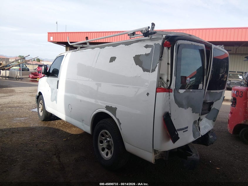 Vin: 1gcsgafx9b1173950, lot: 46389767, chevrolet express 1500 work van 20113