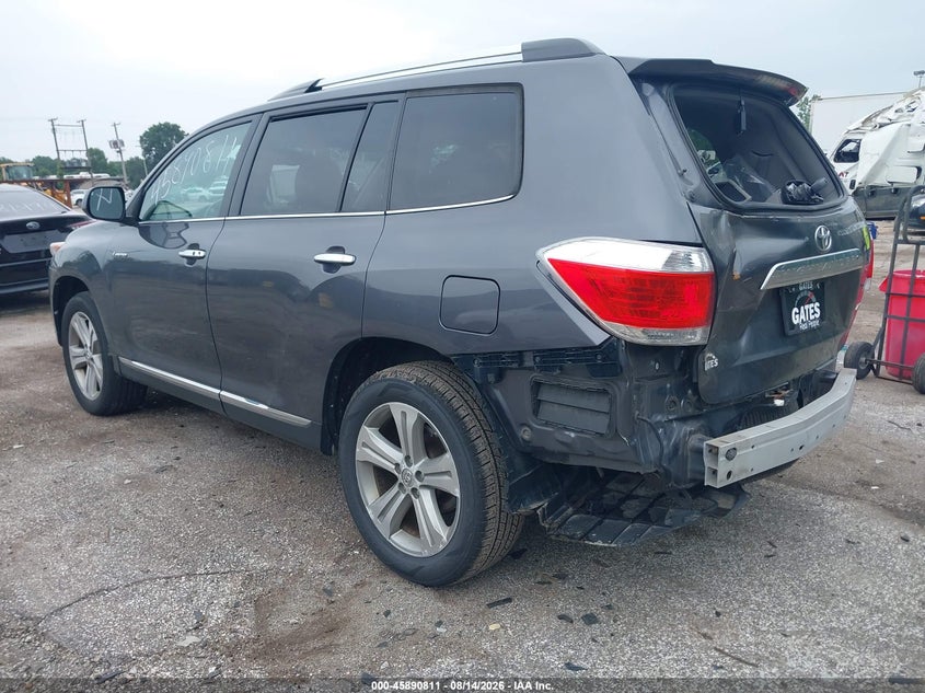 Vin: 5tddk3eh2cs145764, lot: 46389845, toyota highlander limited v6 20123