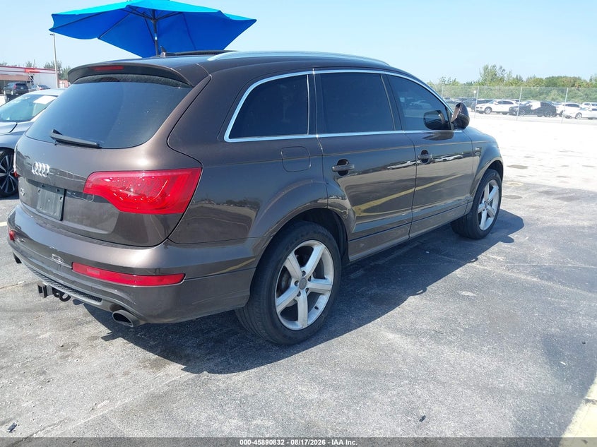 Vin: wa1dgafe2dd007188, lot: 46389866, audi q7 3.0t s line prestige 20134