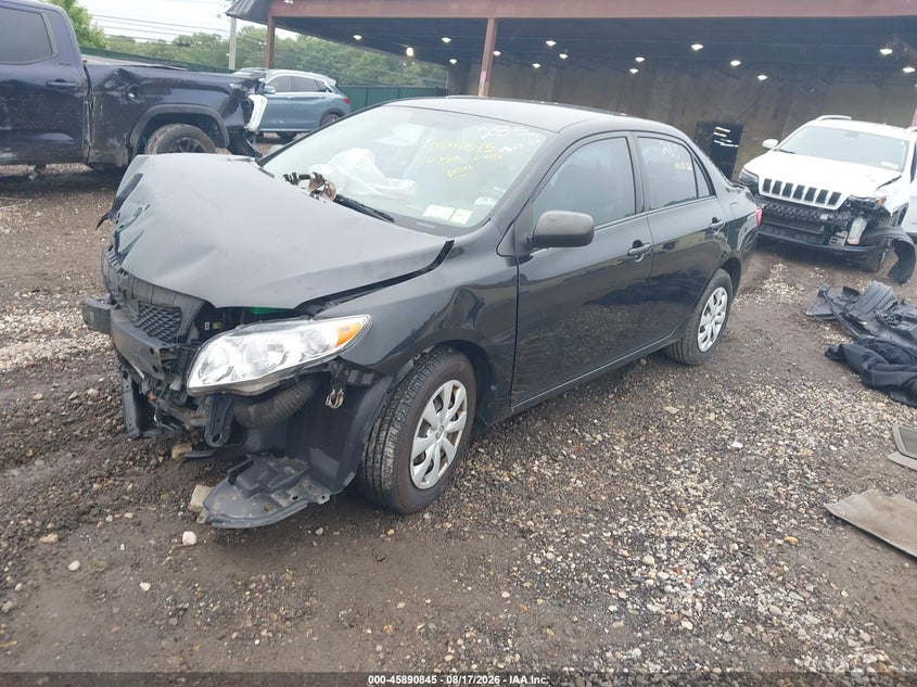2010 Toyota Corolla, Удар спереду, IAAI, VIN 1NXBU4EE0AZ325505 — фото 2